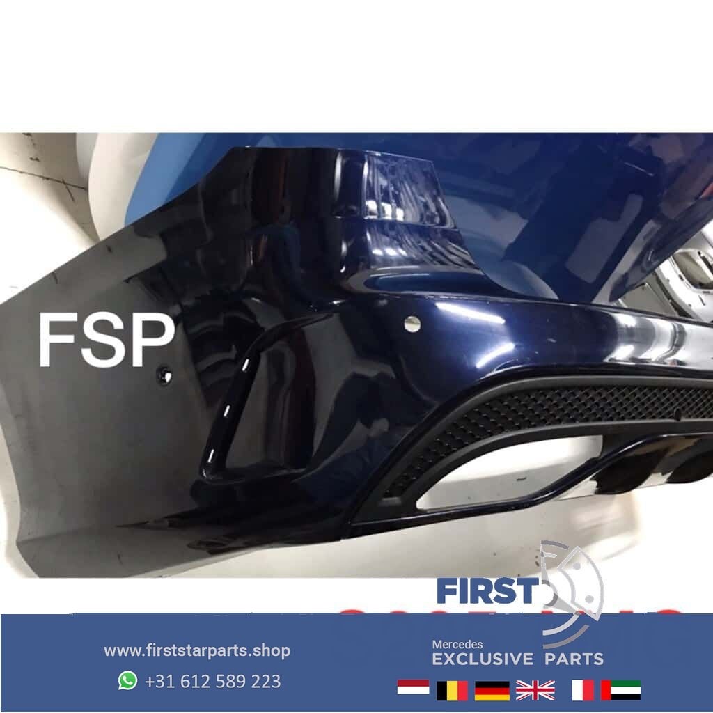 W205 S205 AMG Achterbumper C Klasse Estate zwart wit grijs b, Auto-onderdelen, Gebruikt, -, Ophalen of Verzenden, Achter