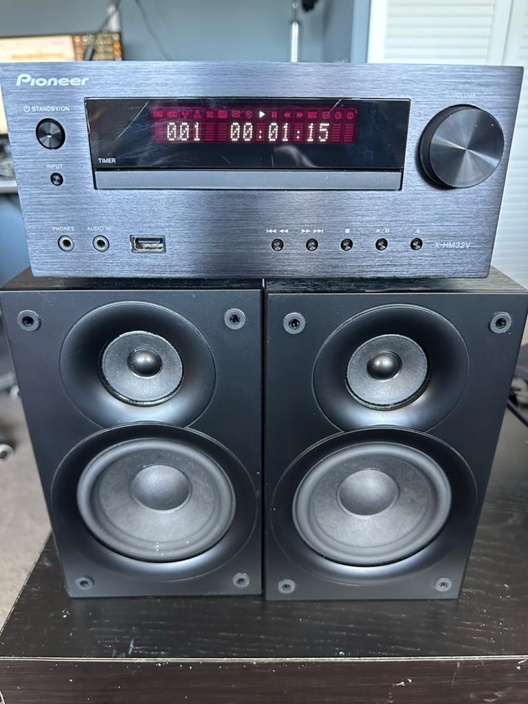 Pioneer X-HM32V Bluetooth/DVD Stereo Set + Afstandsbediening, D, Gebruikt, Ophalen of Verzenden, Pioneer