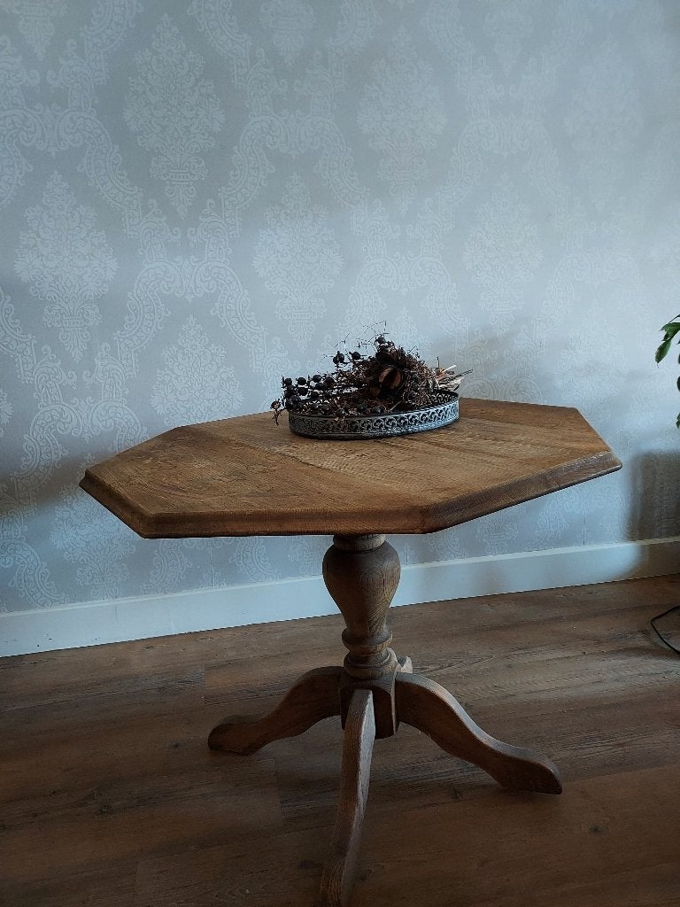 bijzettafel, Huis en Inrichting, Tafels | Bijzettafels, Ophalen, Gebruikt, 75 cm of meer, Overige vormen