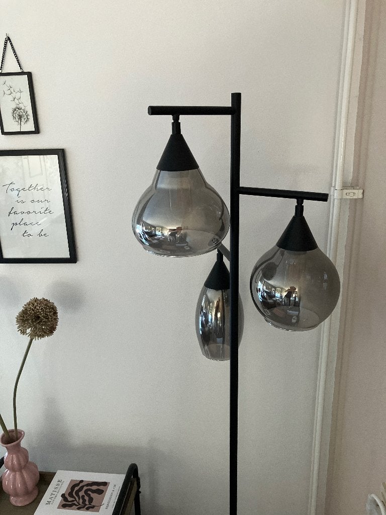 Vloerlamp Lungo (Pronto), Huis en Inrichting, Lampen | Vloerlampen, Zo goed als nieuw, 150 tot 200 cm, Glas, Ophalen
