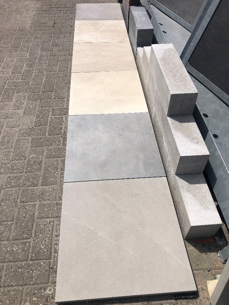 keramische terrastegels 60x60x3 cm tuintegels actie, Tuin en Terras, Tegels en Klinkers, Keramiek, Nieuw, Ophalen of Verzenden