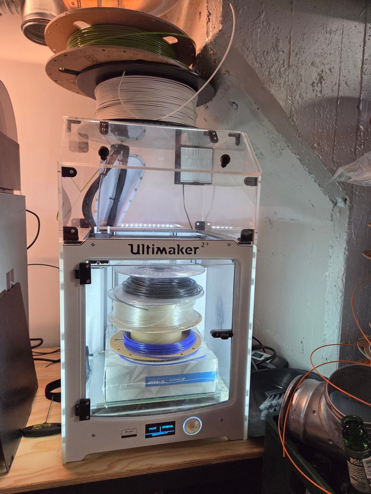 Ultimaker 2+ 3D-printer met filament, Computers en Software, Ophalen, Gebruikt, Ultimaker, Filament