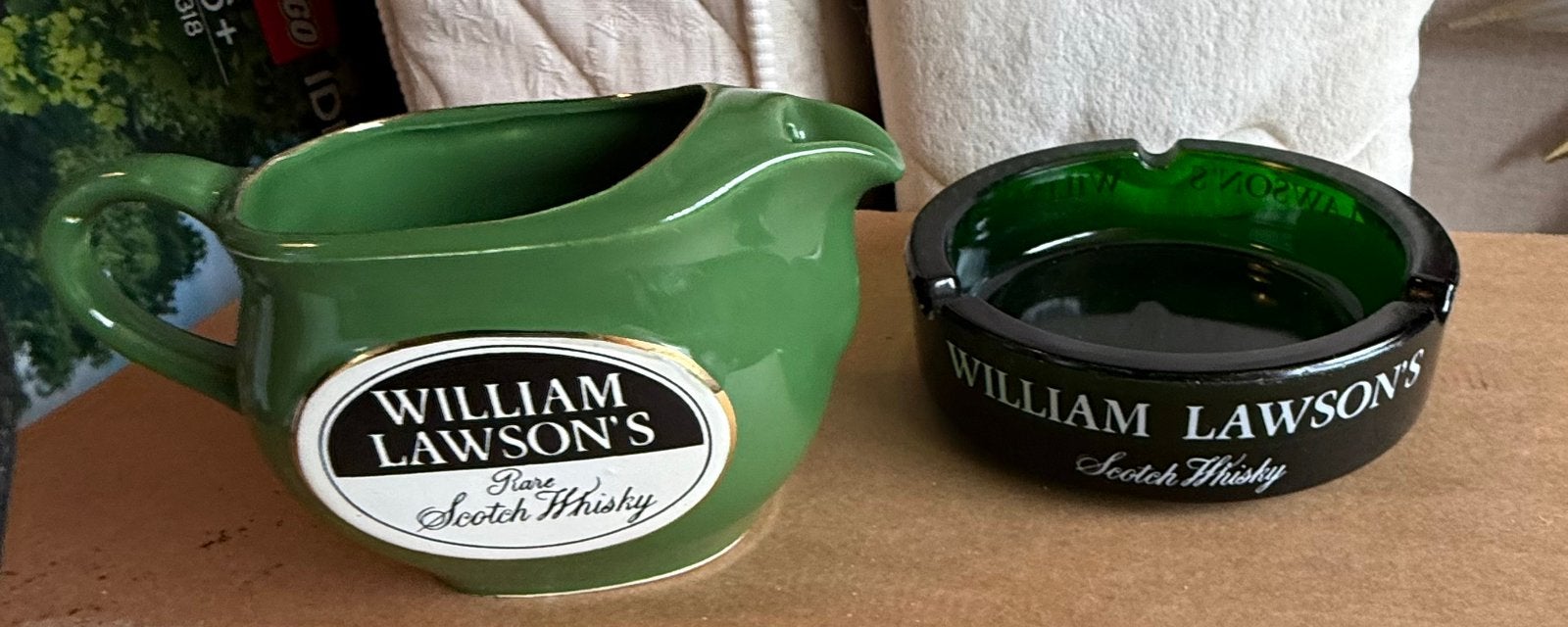 Whisky waterkan met asbak WL, Verzamelen, Ophalen of Verzenden, Gebruikt, Gebruiksvoorwerp