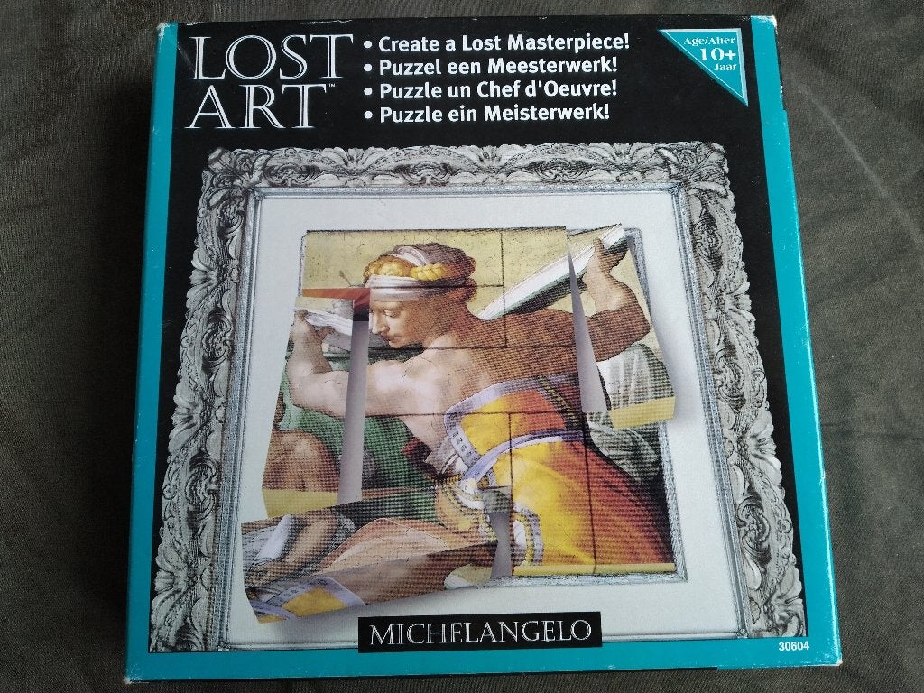 Puzzel een Meesterwerk - Michelangelo, Ophalen of Verzenden, Minder dan 500 stukjes, Zo goed als nieuw, Overige typen