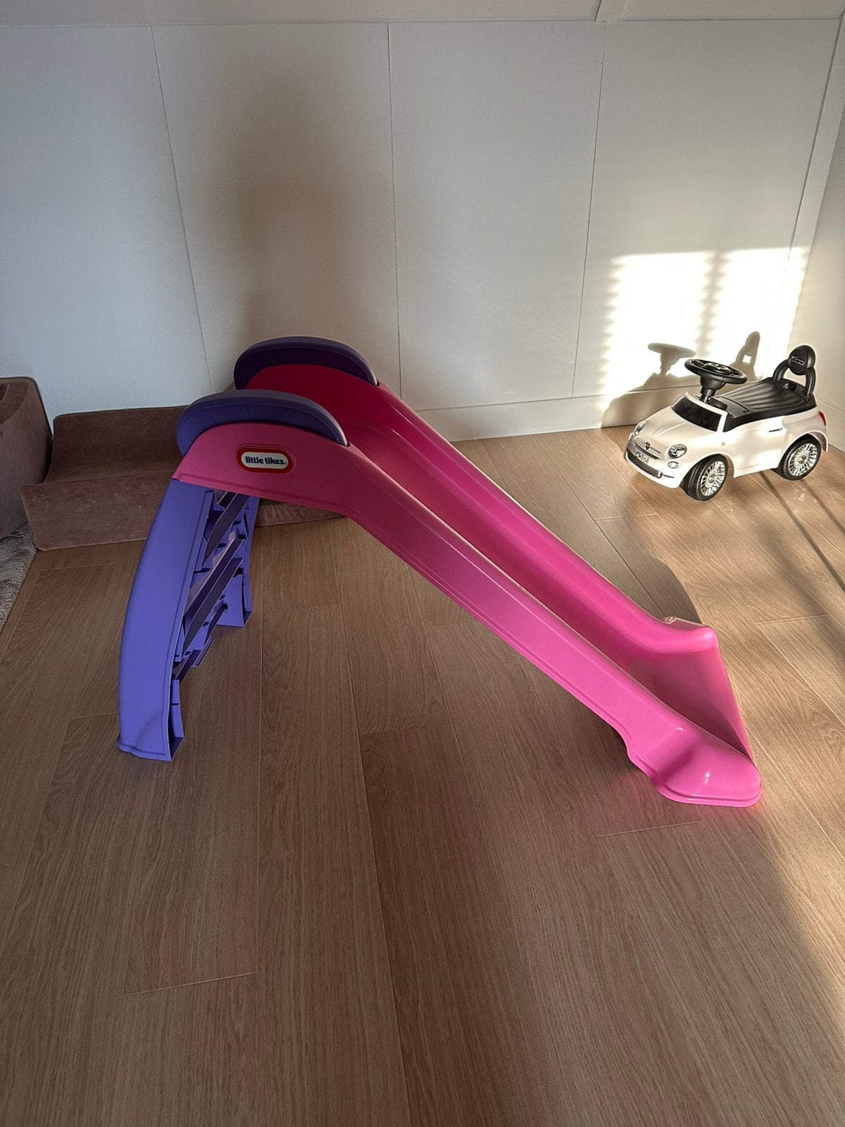 Little Tikes glijbaan roze/paars, Ophalen, Zo goed als nieuw, Glijbaan