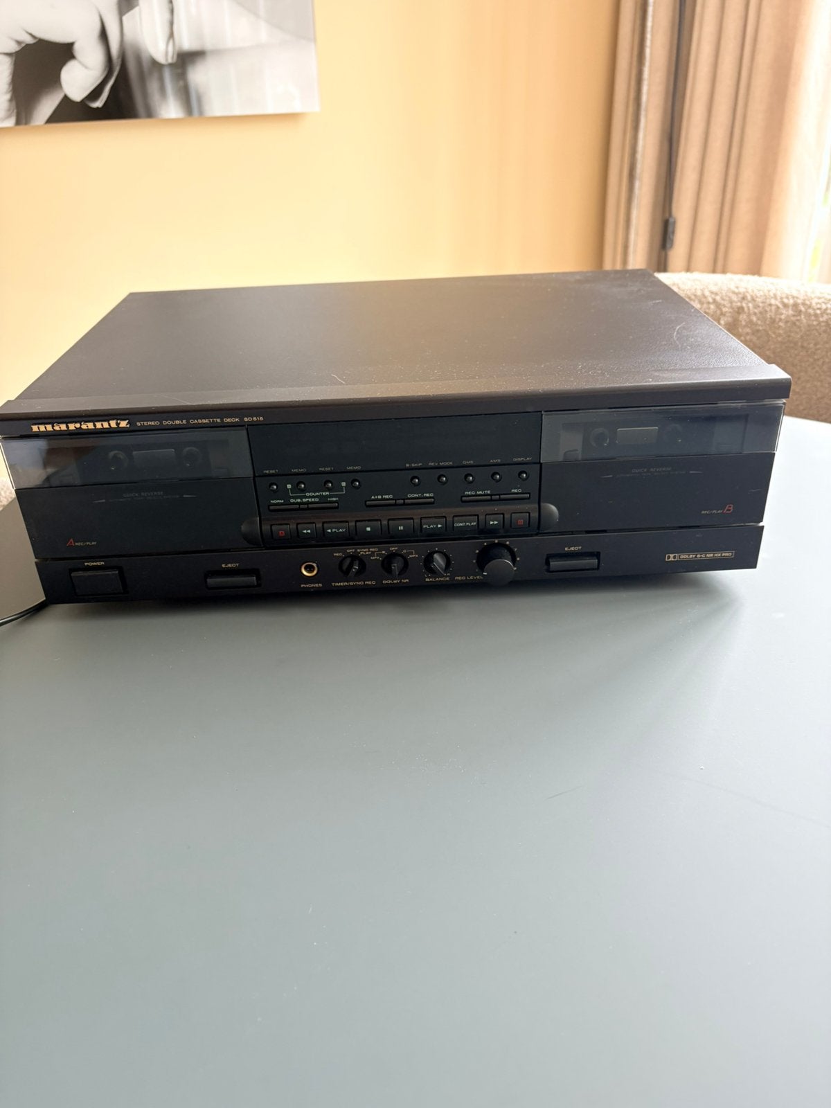Marantz Stereo Dubbel Cassettedeck SD515, Ophalen, Zo goed als nieuw, Stereo, Marantz