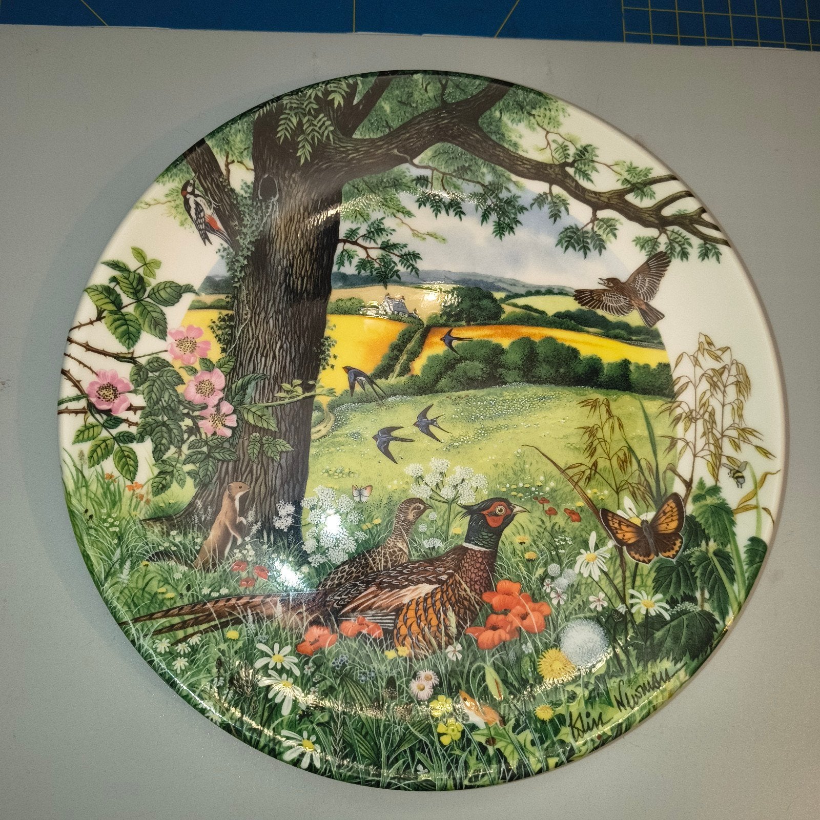 Wedgwood 'Meadows and Wheatfields' Collector's Plate, Ophalen of Verzenden