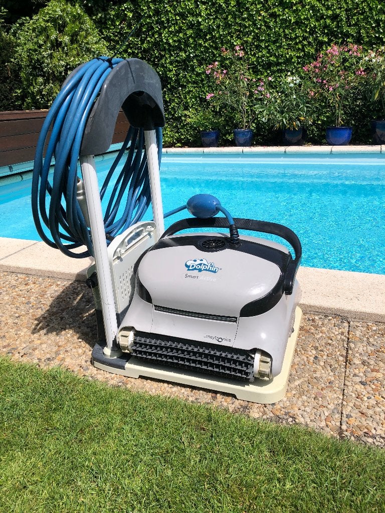 Zwembadrobot Dolphin Smart active, Tuin en Terras, Zwembad-toebehoren, Ophalen, Zo goed als nieuw