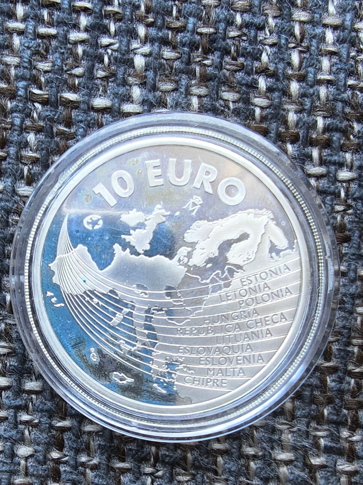10 euro, Spanje, zilver, proof, Zilver, Ophalen of Verzenden, Spanje, 10 euro