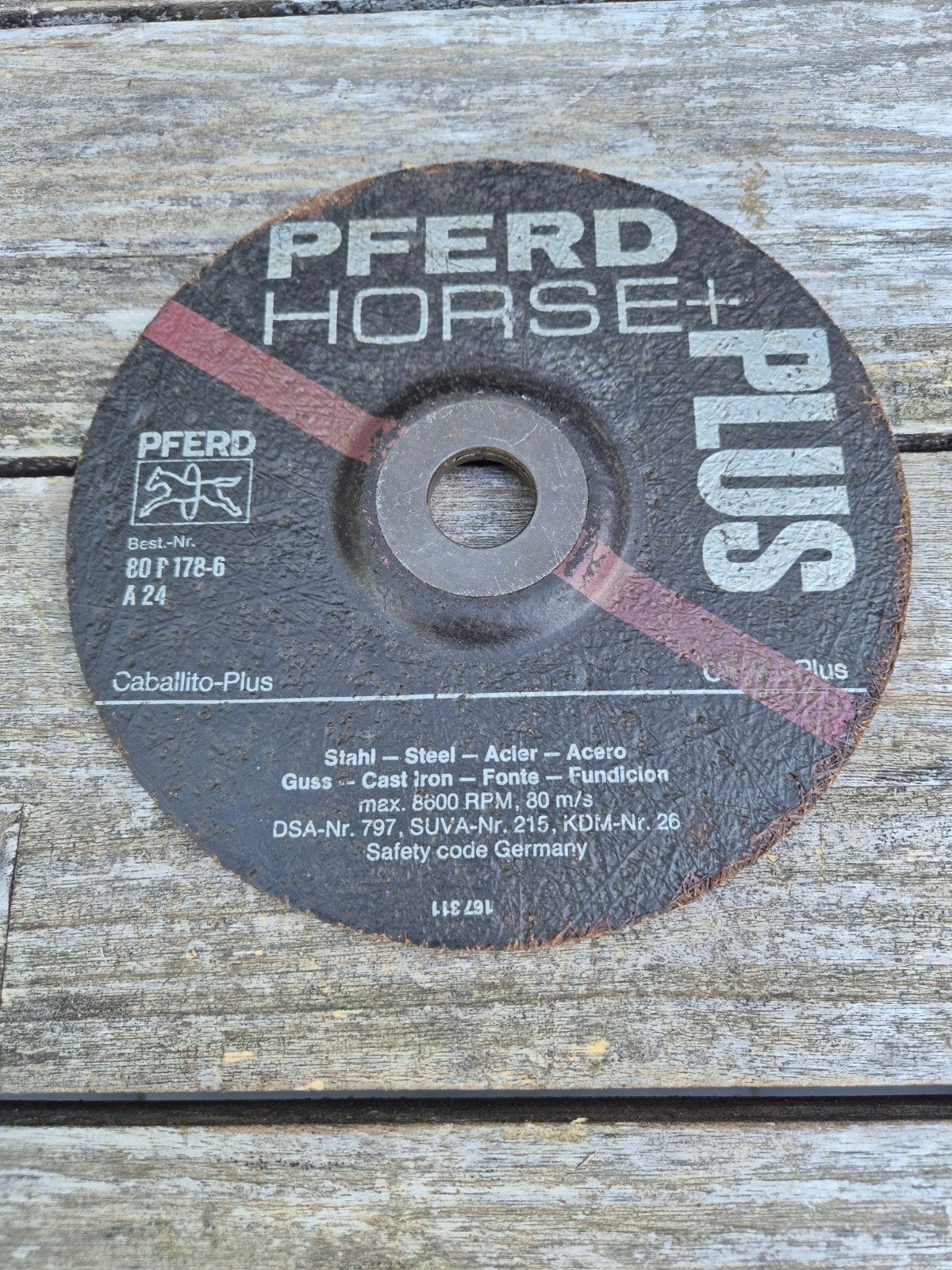 PFERD HORSE+ slijpschijf voor staal en gietijzer, Ophalen of Verzenden