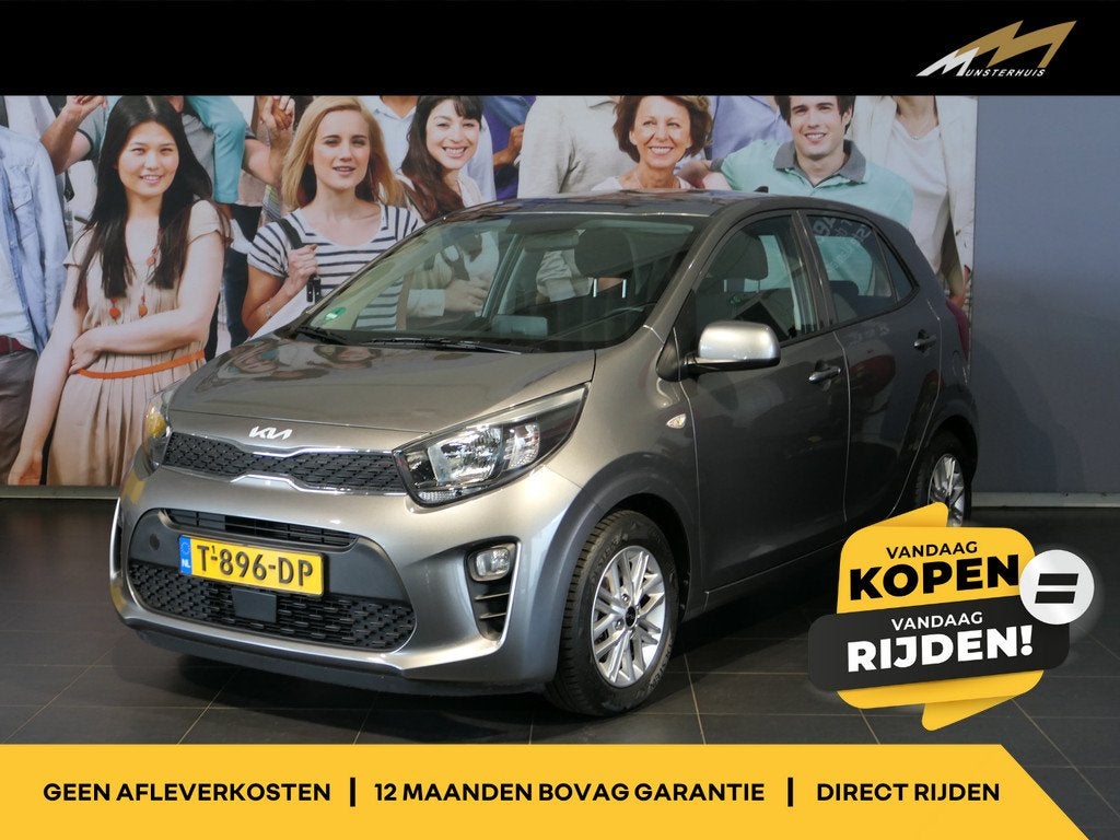Kia Picanto 1.0 DPi DynamicLine *Automaat!* - Apple carplay/, 877 kg, Stof, Gebruikt, 4 stoelen