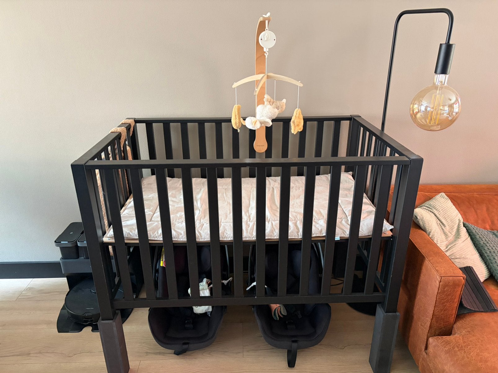 Tweeling box, Ophalen, Zo goed als nieuw, Boxkleed