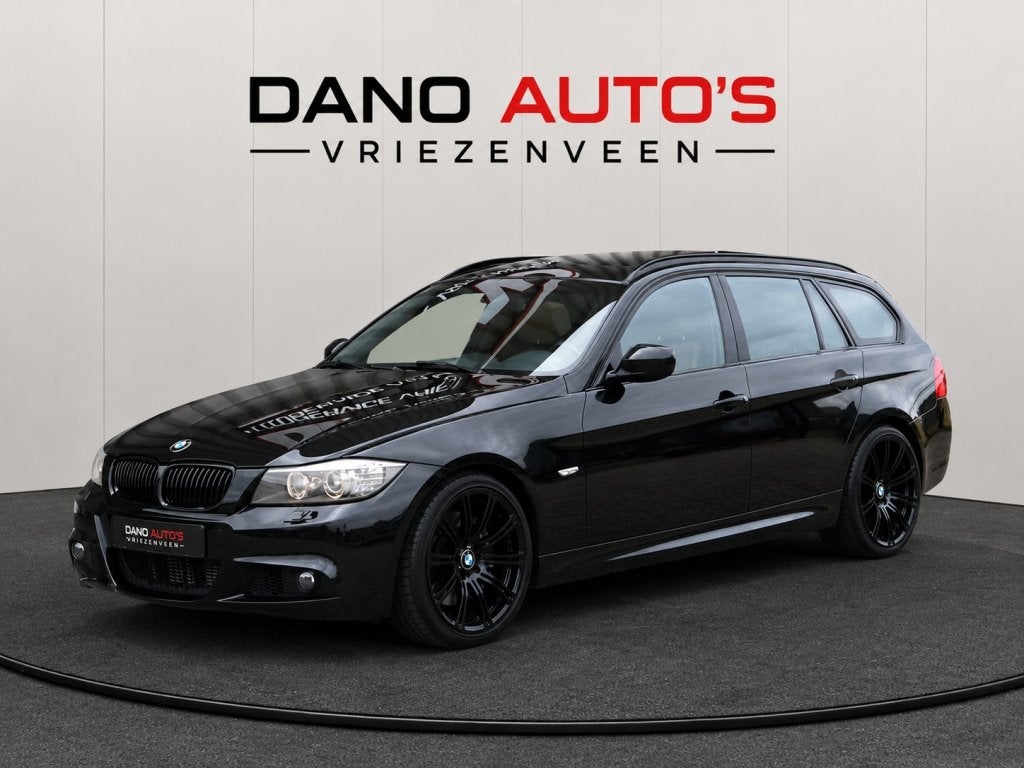 BMW 3 Serie Touring 335i High Executive Pano/Leer/H&K/Keyles, Euro 5, Gebruikt, Zwart, Zwart