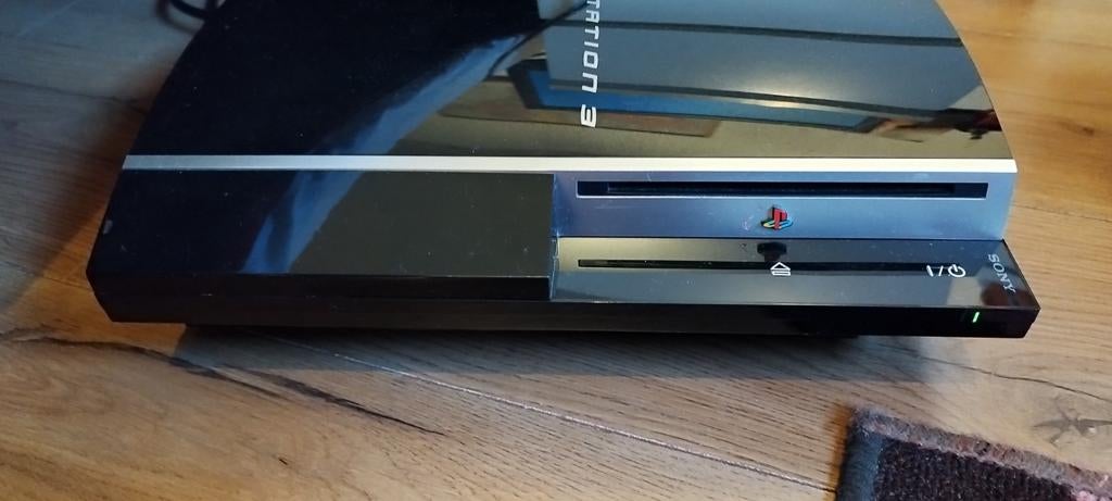 Sony PlayStation 3 (PS3) CECHH04, Spelcomputers en Games, Spelcomputers | Sony PlayStation 3, Ophalen, 40 GB, Phat, Met 2 controllers