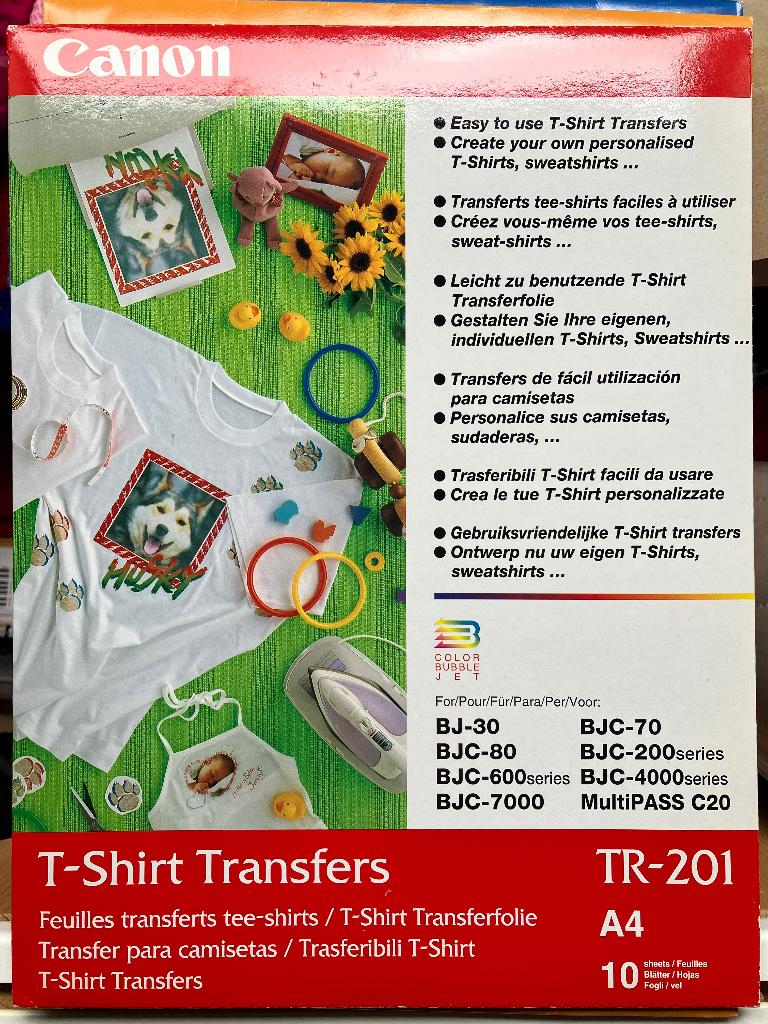 T-shirt transfer vellen, Ophalen of Verzenden, Nieuw, Overige typen