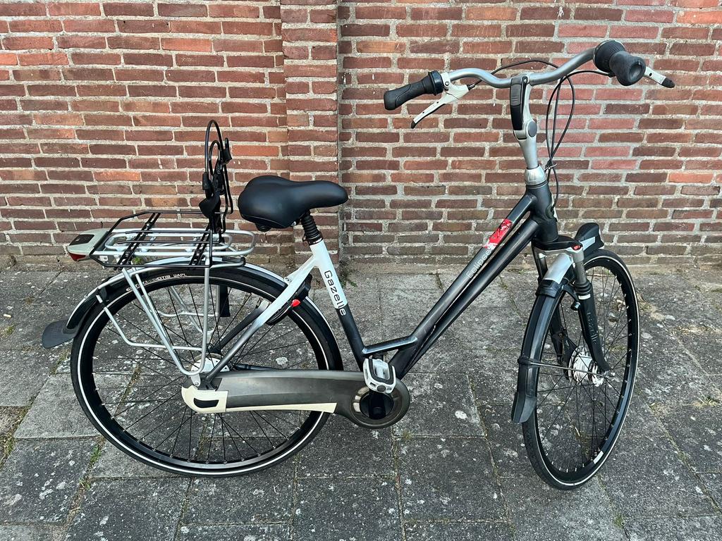 Gazelle eclips, Fietsen en Brommers, Fietsen | Dames | Damesfietsen, 47 tot 50 cm, Versnellingen, Ophalen of Verzenden, Zo goed als nieuw