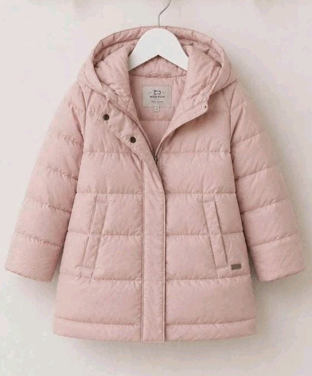 Woolrich meisjes jas met dons, maat 8 / 128., Verzenden, Woolrich, Meisje, Jas