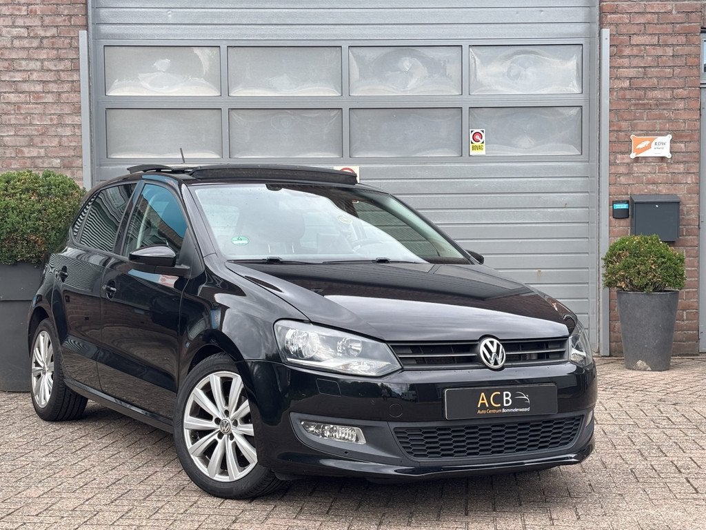 Volkswagen Polo 1.2 TSI Highline Automaat Panoramadak / Stoe, Euro 5, Stof, Zwart, 4 cilinders