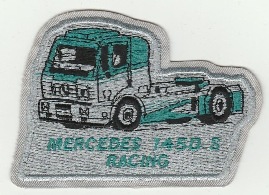 Stoffen patch / embleem Mercedes 1450 S Racing, Verzenden, Zo goed als nieuw, Auto's