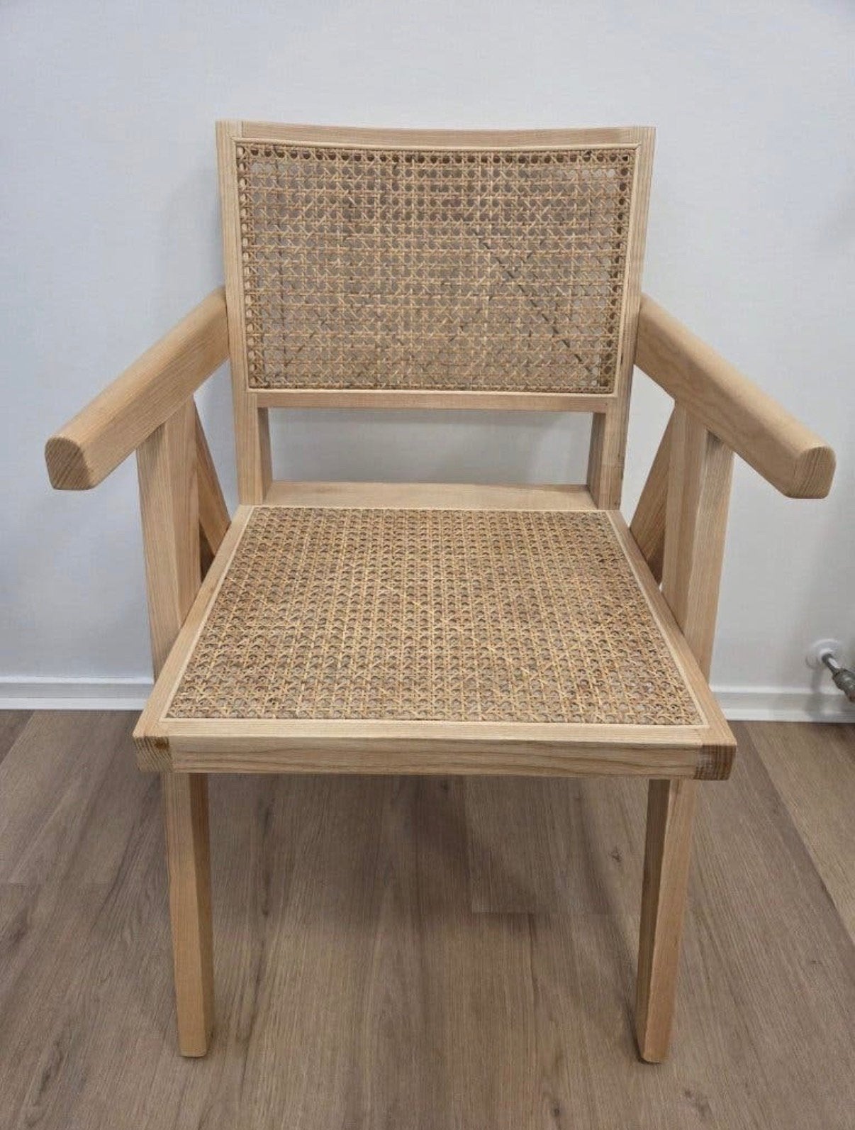 2 Eetkamer stoelen (rotan) sissy boy - zo goed als nieuw, Ophalen, Twee, Overige kleuren, Hout