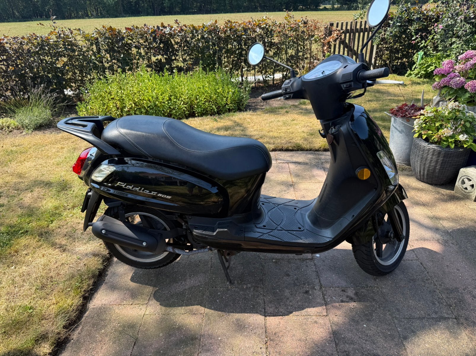 Scooter Sym Fiddle 50S, zwart, Ophalen, Gebruikt, Maximaal 45 km/u, 49 cc