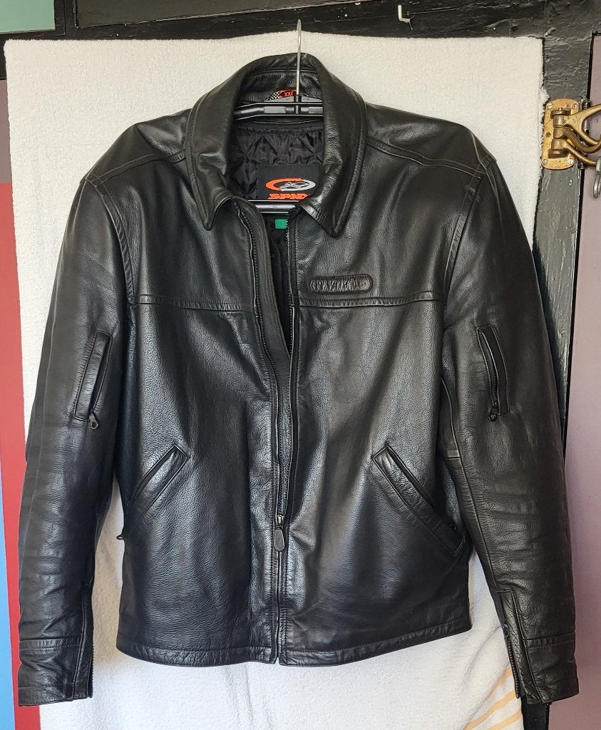 Lederen motorpak, Motoren, Ophalen, Tweedehands, Heren, Combipak