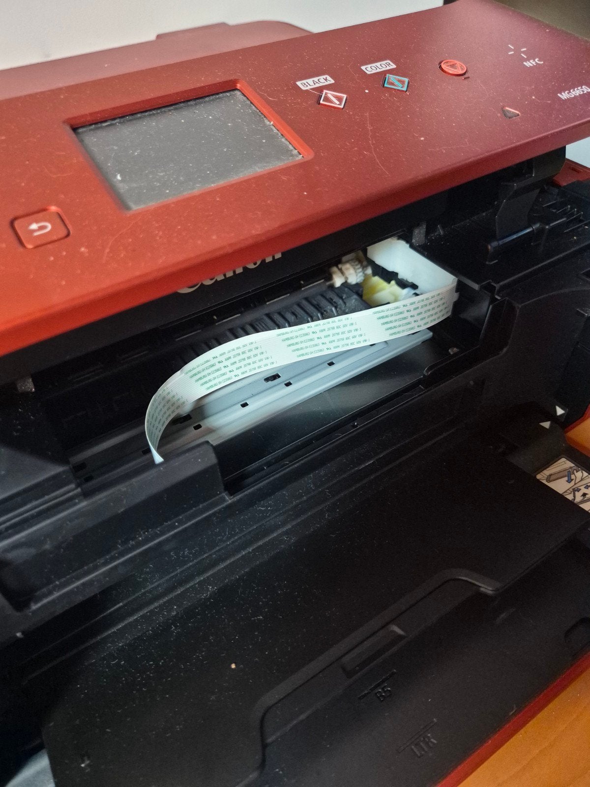 Canon printer - moet gemaakt worden, bij de kleuren bak, Ophalen, Kleur printen, Canon, Inkjetprinter