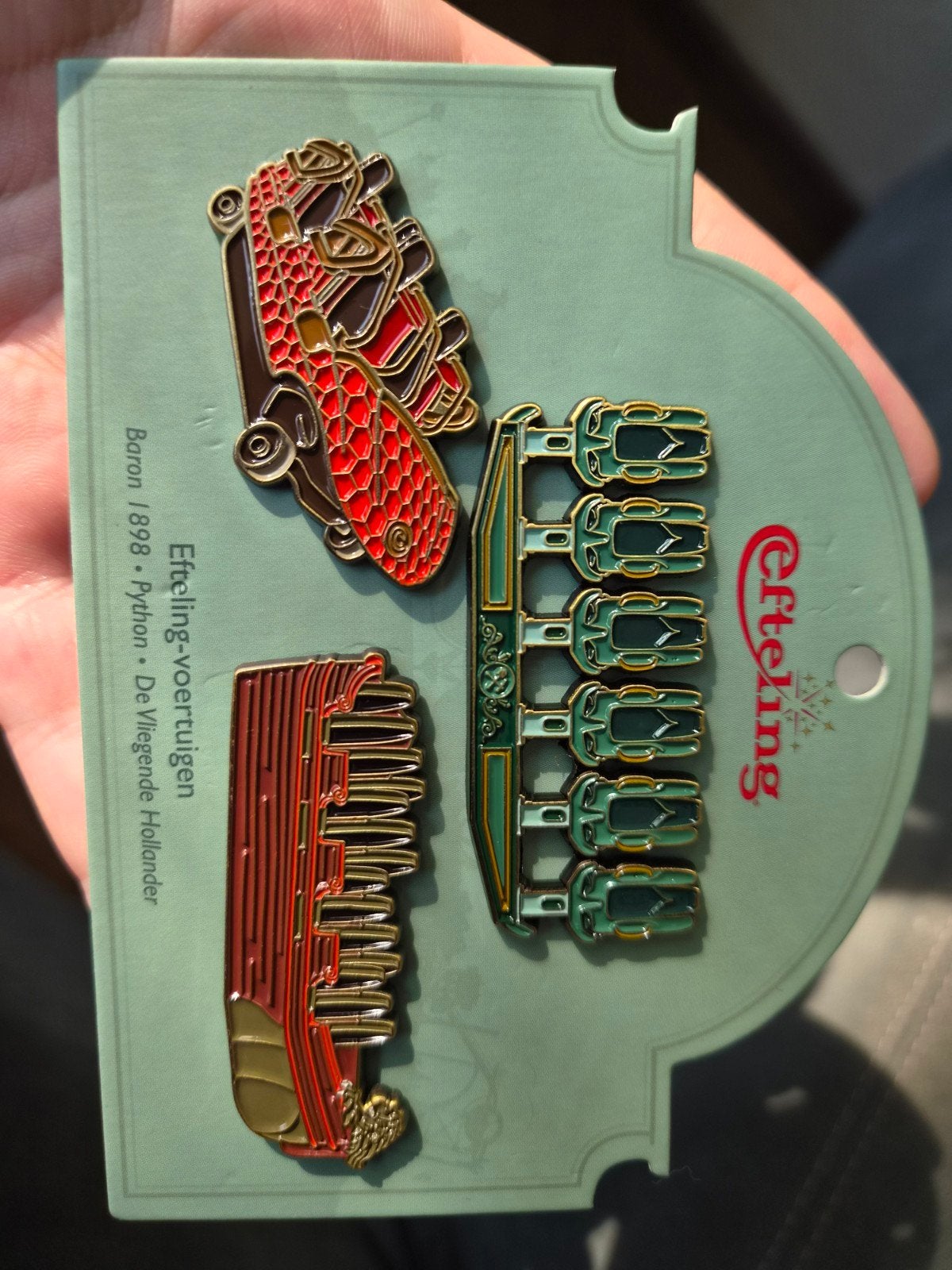 efteling pin set, Verzamelen, Efteling, Ophalen, Button of Speldje