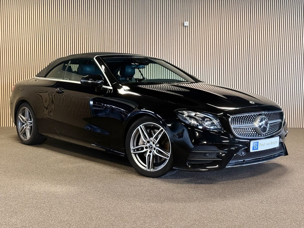 Mercedes-Benz E-Klasse Cabrio 300 AMG STYLING-AIRSCARF-MEMOR, Auto's, 12 maanden, Achterwielaandrijving, 4 stoelen, Zwart