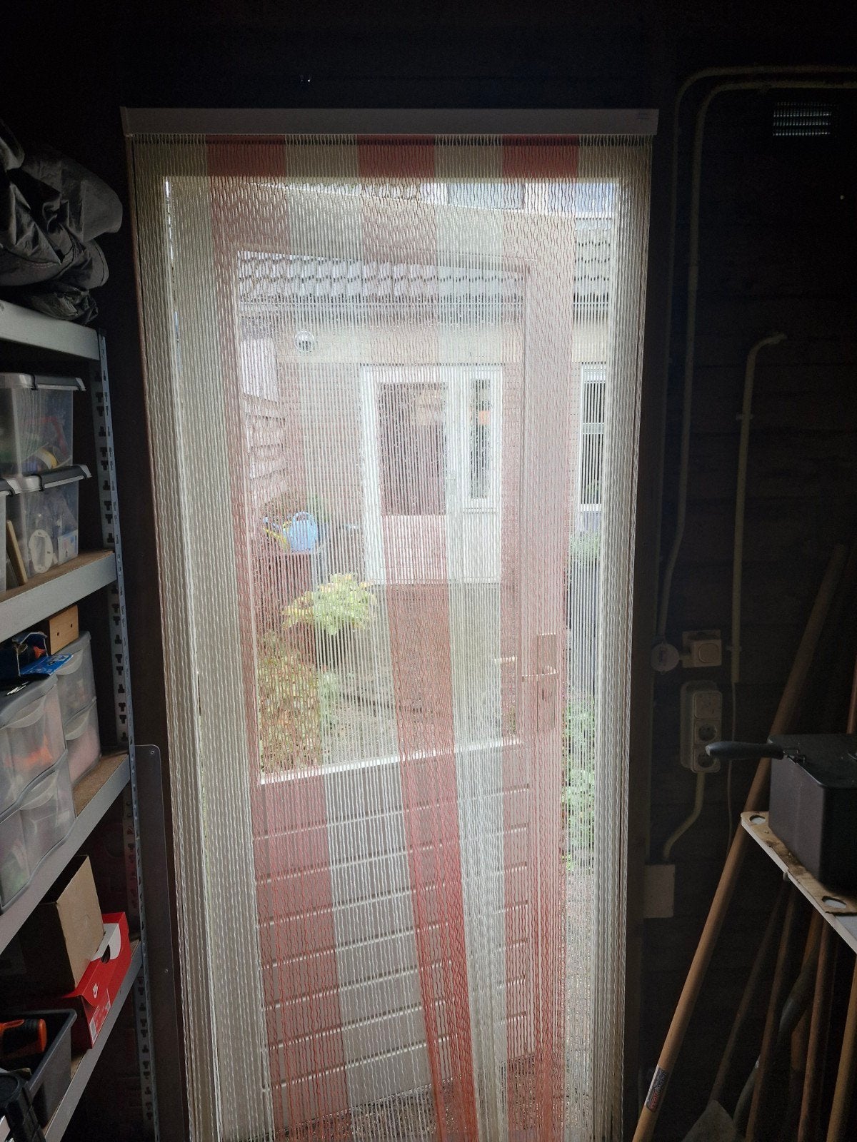 Degor Vliegengordijn 210x95 cm, Ophalen, Gebruikt, 80 tot 100 cm, Hordeur