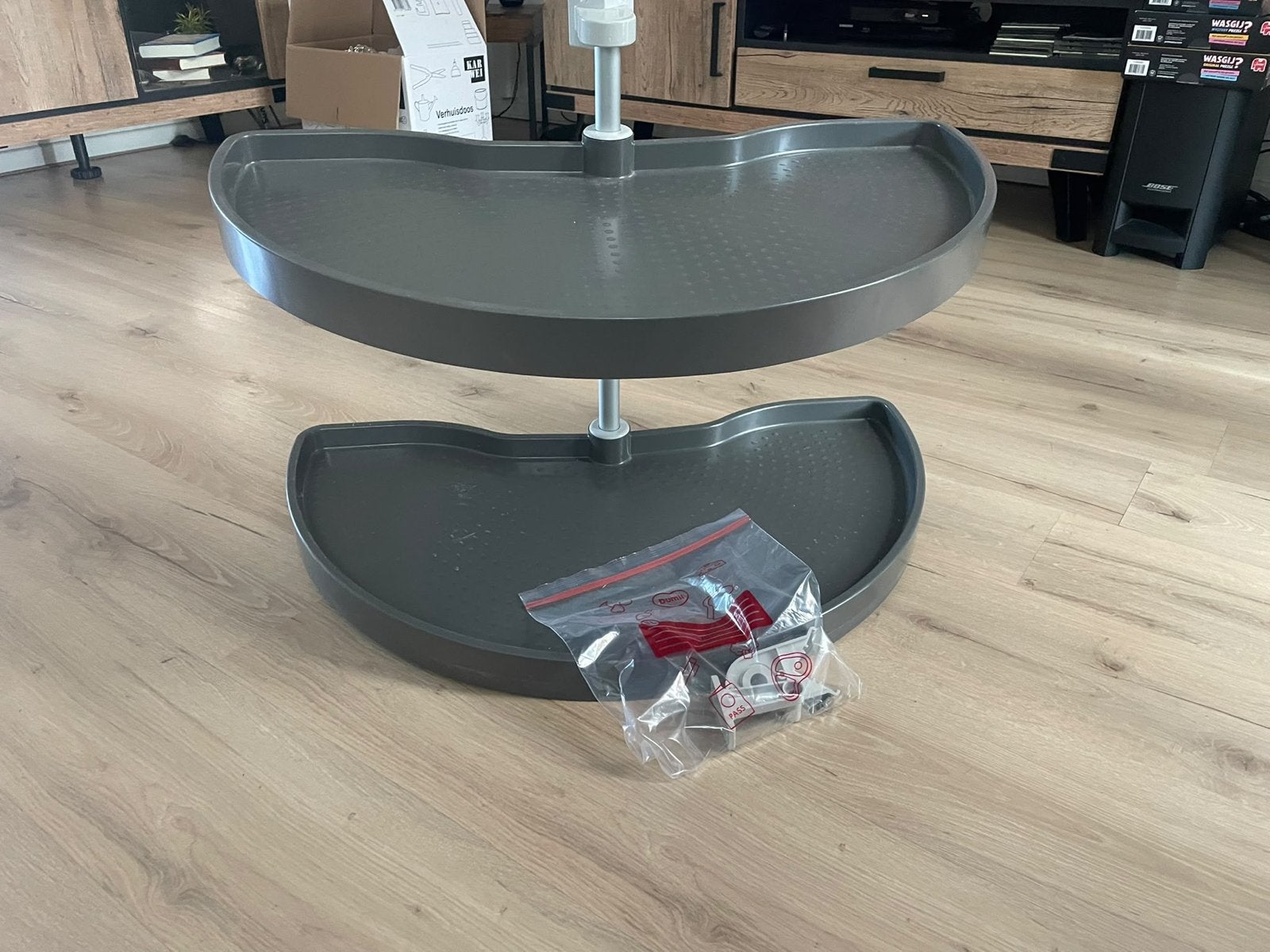 Carrousel voor keukenkast - Zo goed als nieuw, Overige typen, Ophalen, Zo goed als nieuw, Grijs