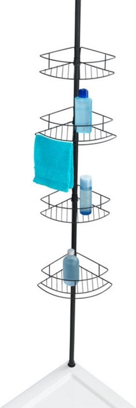 WENKO Telescopisch Doucherek Dolcedo 4-laags, Ophalen, Nieuw, Douche-accessoire, Overige merken