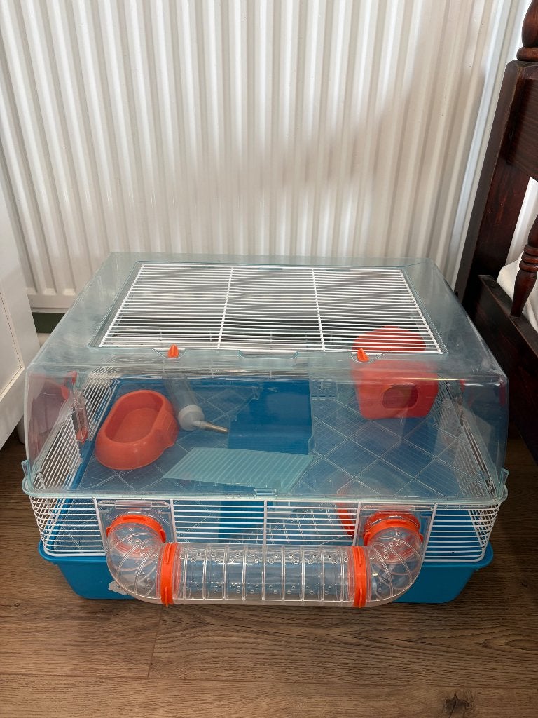 Hamsterkooi, Dieren en Toebehoren, Knaagdieren en Konijnen | Hokken en Kooien, Kooi, Gebruikt, Minder dan 75 cm, Hamster
