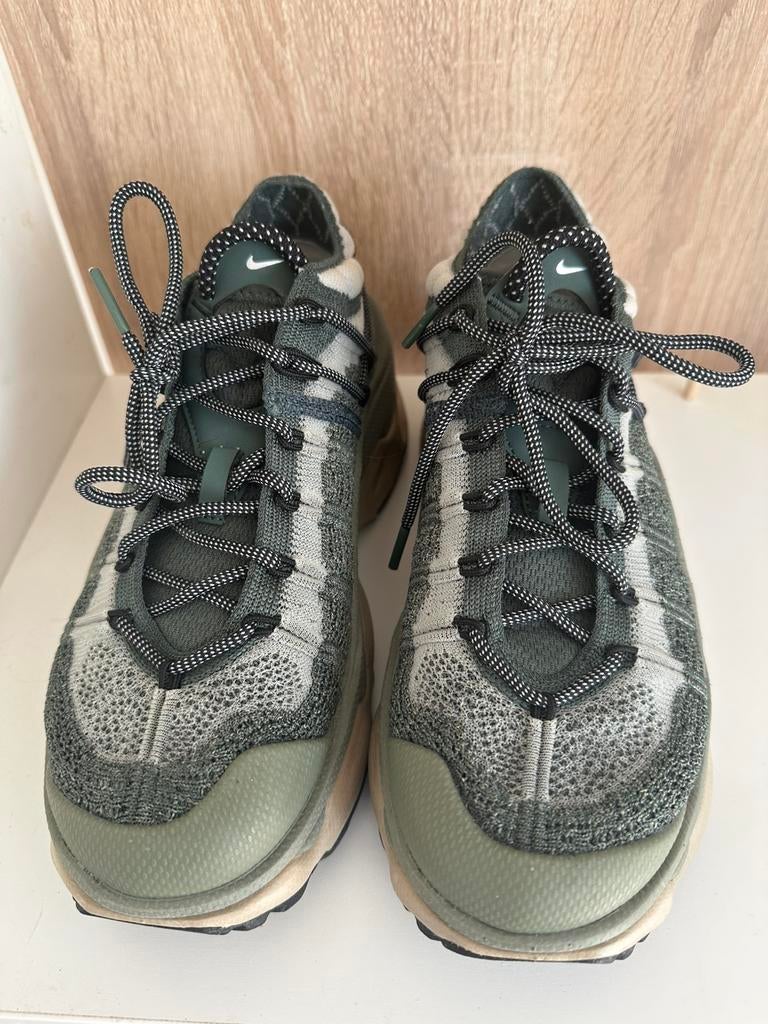 Nike Air Max Flyknit Venture FD2110-300 Vintage green khaki, Ophalen of Verzenden, Zo goed als nieuw, Hardloopschoenen, Nike