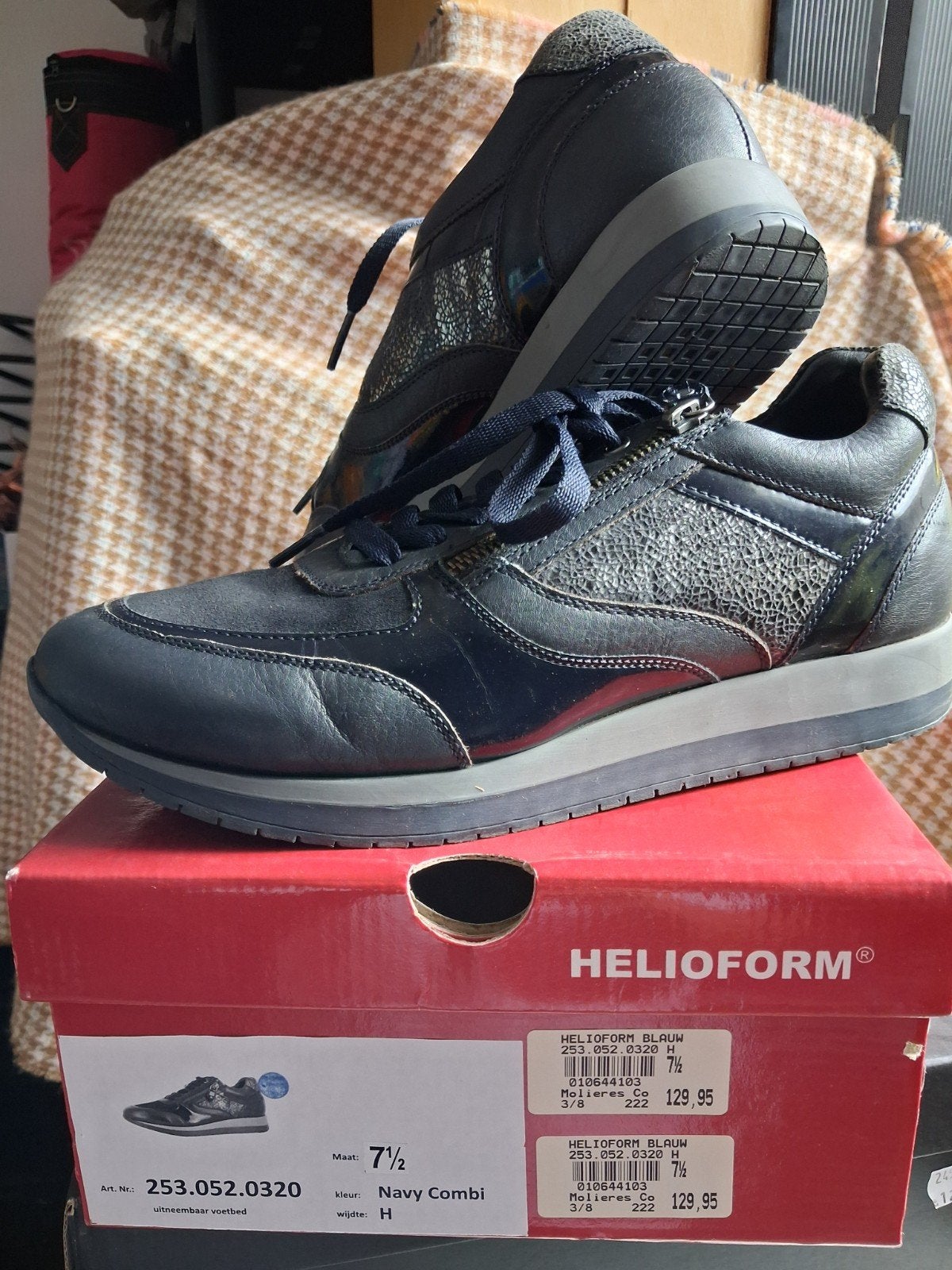 Schoenen Helioform maat 7,5, Blauw, Ophalen of Verzenden, Sneakers of Gympen, Helioform
