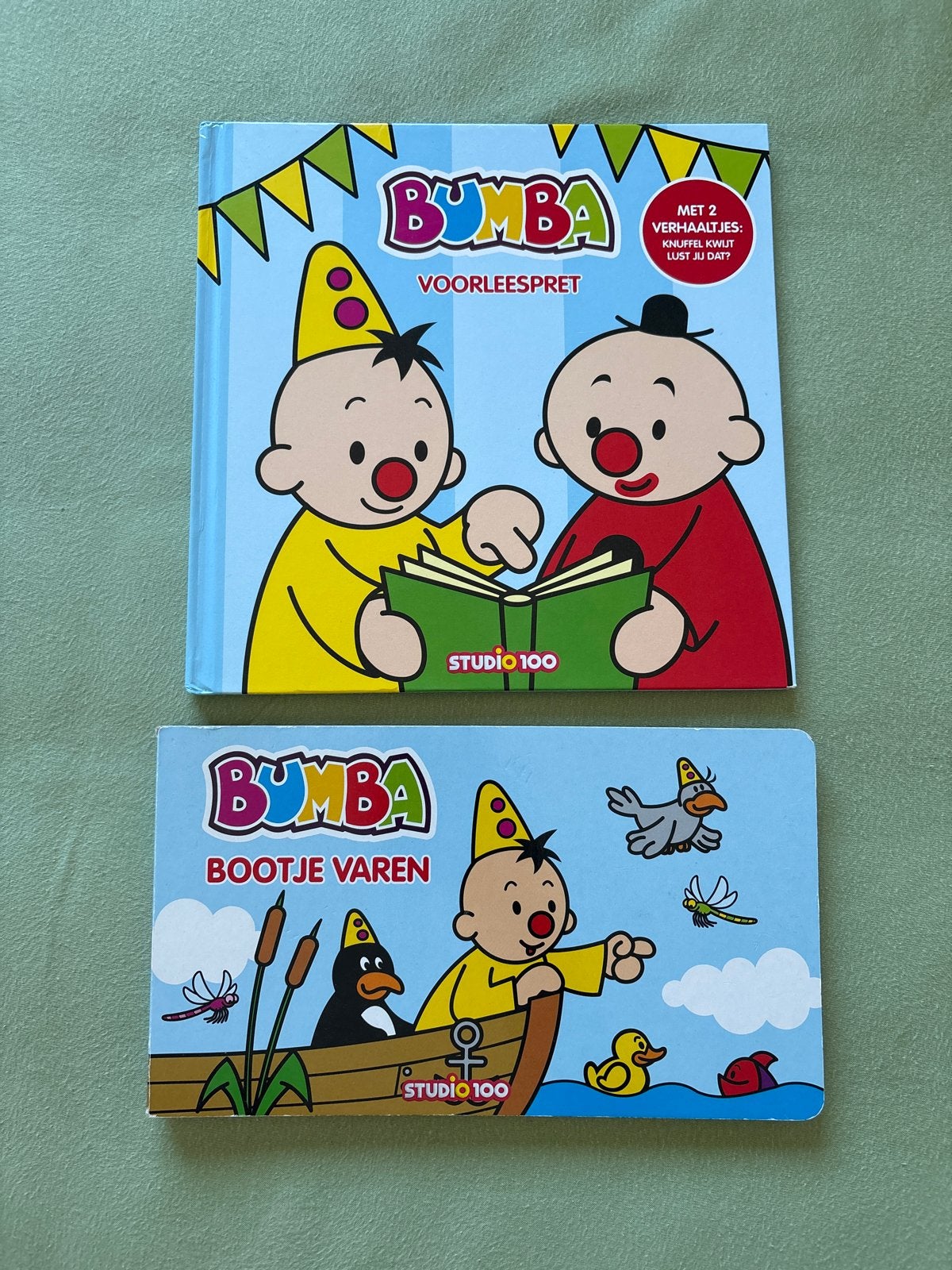 Bumba Voorleespret & Bootje Varen - 2 Boekjes, Ophalen, Jongen of Meisje, Zo goed als nieuw, Voorleesboek