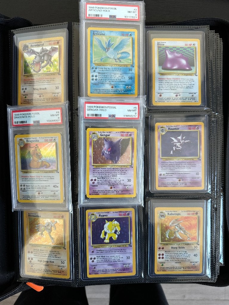Pokemon Fossil Master Set, Ophalen of Verzenden, Nieuw, Meerdere kaarten, Foil