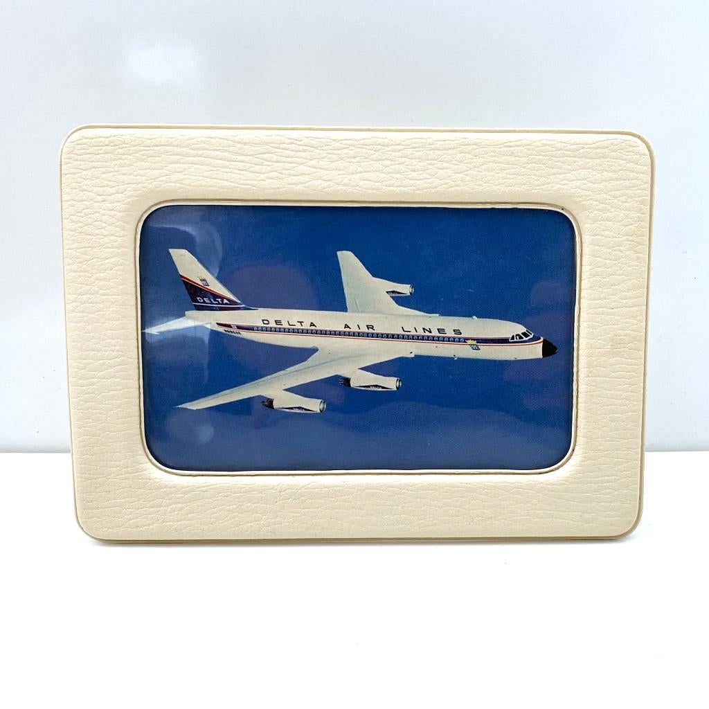 Delta Airlines ansichtkaart met Convair 880 Jetliner, Verzamelen, Gebruikt, Verzenden, Kaart, Foto of Prent, .