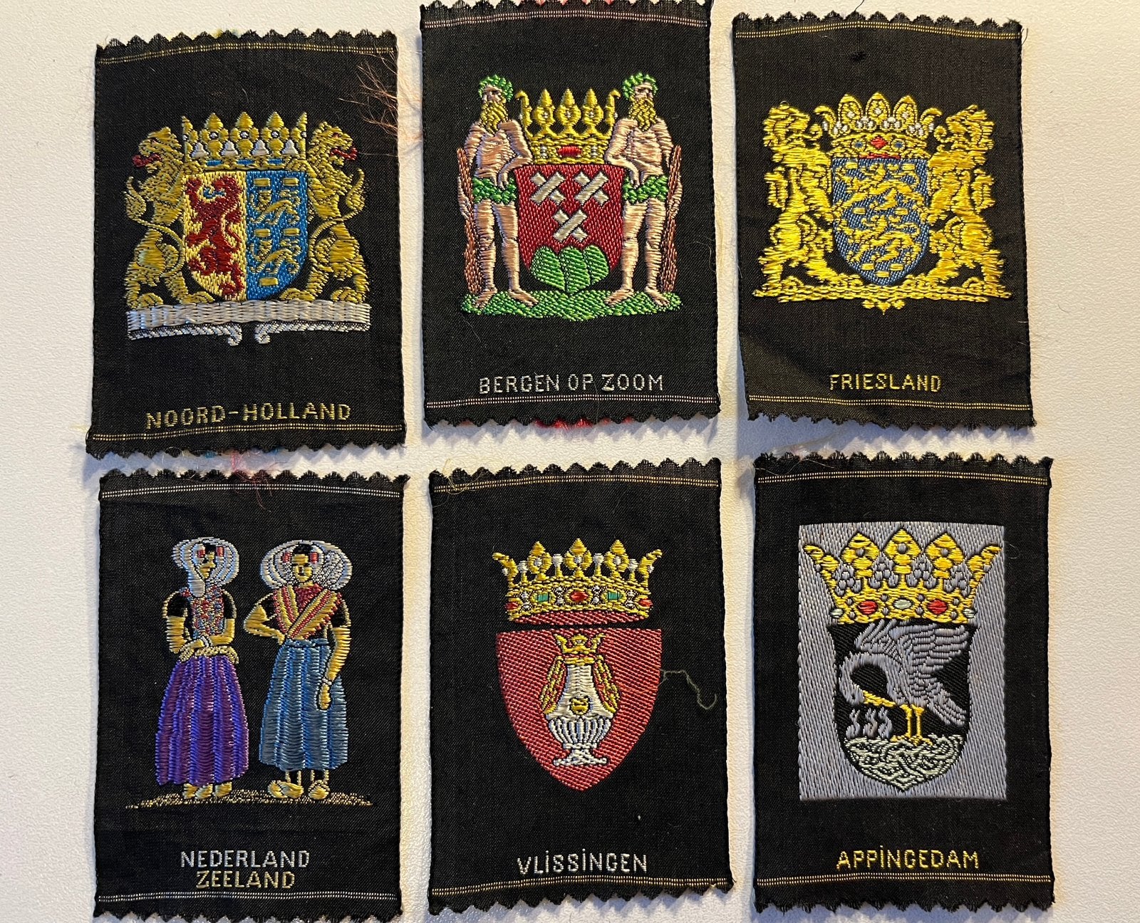 6 Turmac zijdjes, Nederland, Antiek en Kunst, Ophalen of Verzenden