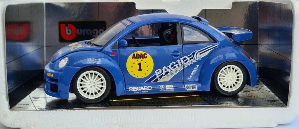 Volkswagen New Beetle Cup 2000 Bburago 1:18, Hobby en Vrije tijd, Ophalen of Verzenden, Zo goed als nieuw, Auto, Bburago