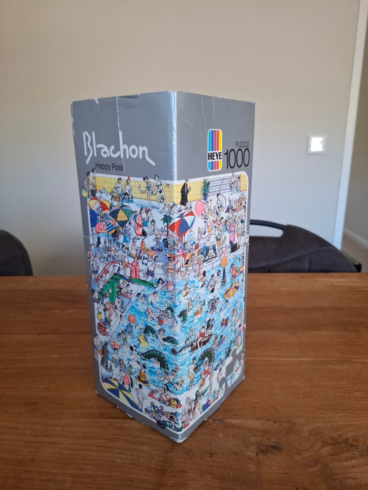 Blachon Heye Happy Pool Legpuzzel 1000 stukjes, Ophalen of Verzenden, 500 t/m 1500 stukjes, Zo goed als nieuw, Legpuzzel