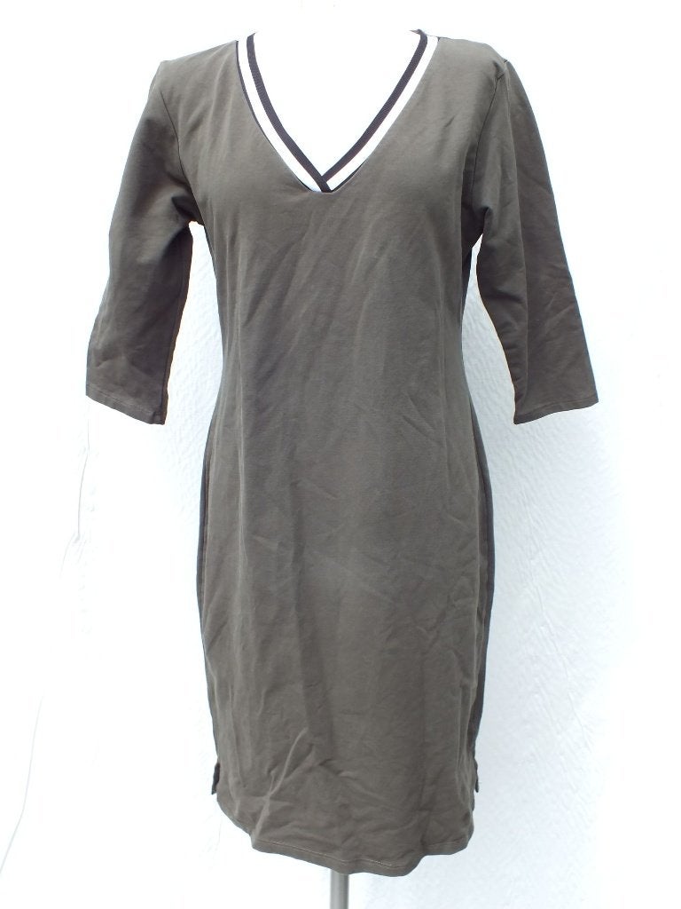 Sportieve groene jurk. Mt L/XL. 100% katoen. Merk G. Ricceri, ., Maat 46/48 (XL) of groter, Ophalen of Verzenden, Zo goed als nieuw
