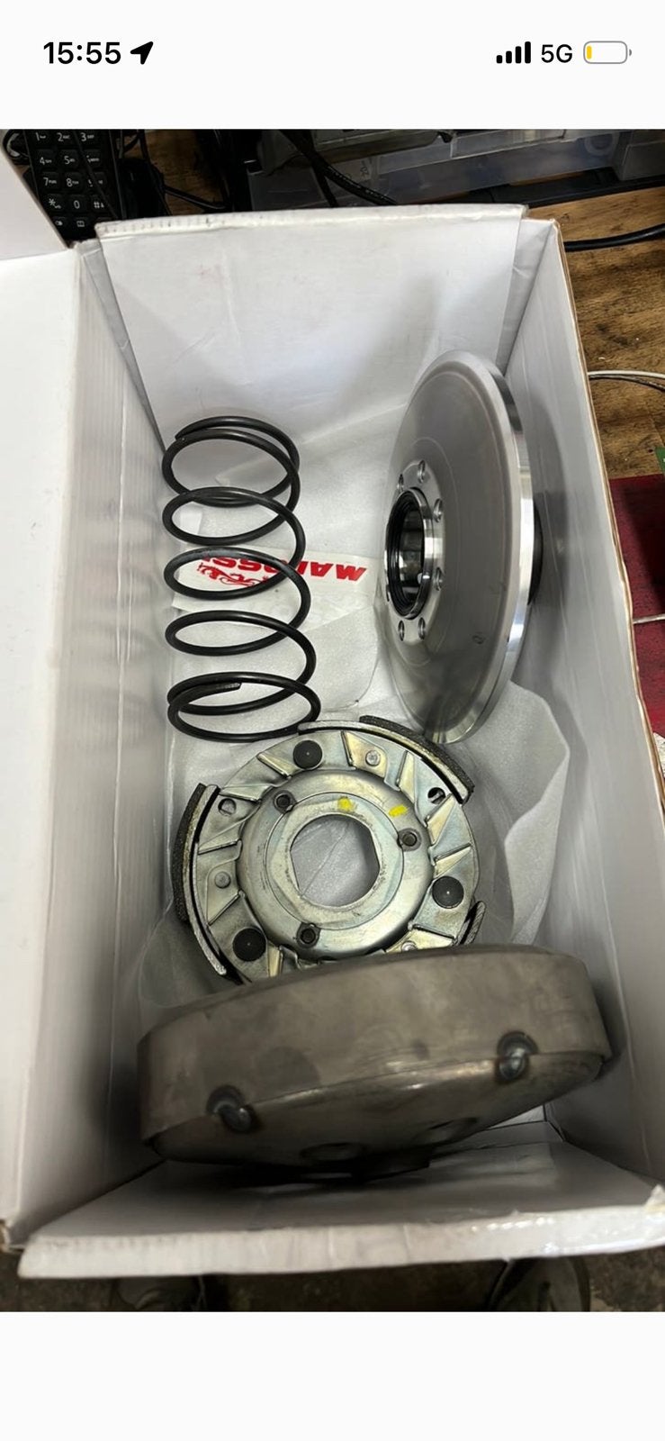 Vespa gts 300 koppeling NIEUW, Overige typen, M, Ophalen of Verzenden, Zo goed als nieuw