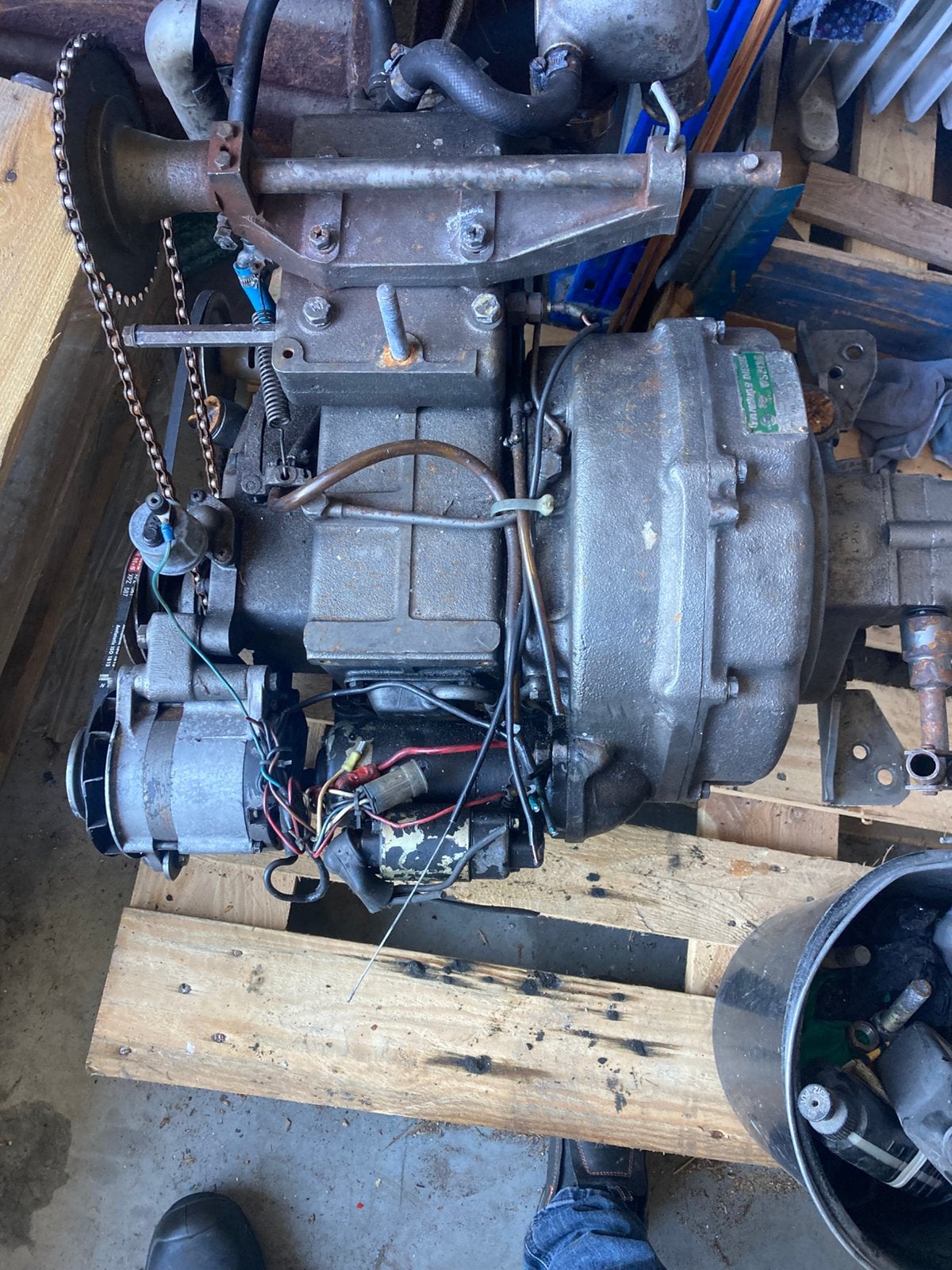 Yanmar YSE12G met keerkoppeling, Watersport en Boten, Buiten- en Binnenboordmotoren, Ophalen, 10 tot 30 pk, Gebruikt, Binnenboordmotor