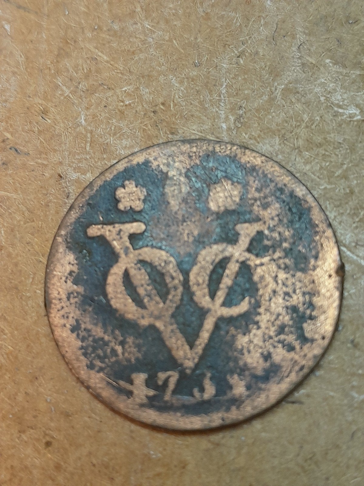 VOC Duit 1731 - Zeer Zeldzaam, Ophalen of Verzenden