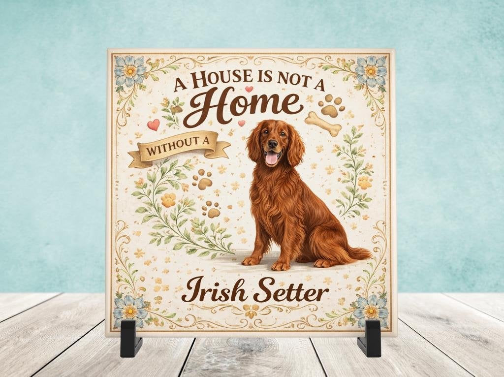 A House is not a Home Without a Irish Setter - Tegel, Verzenden, Nieuw
