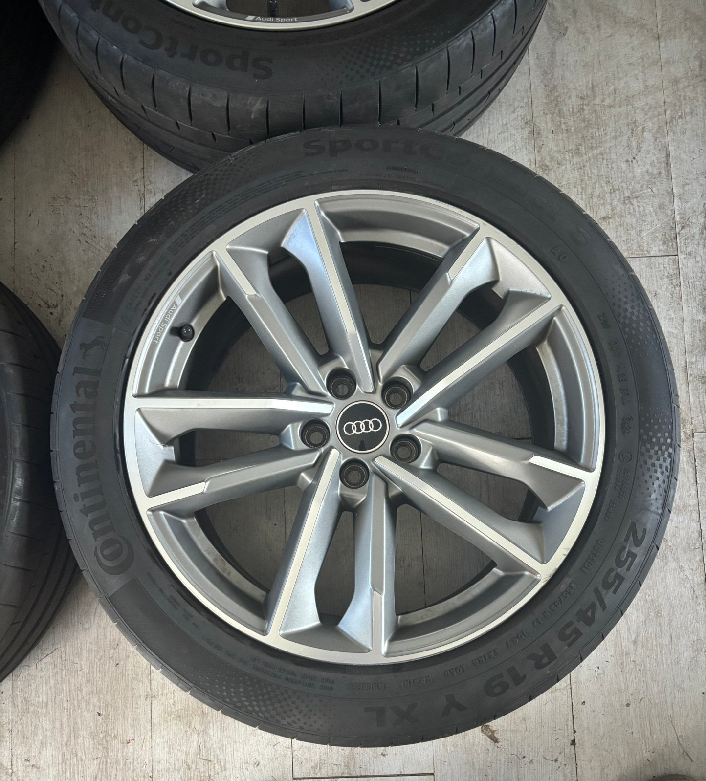 19 inch Originele Audi Q3 Velgen Continental F3 5x112, 19 inch, 255 mm, Banden en Velgen, Ophalen of Verzenden
