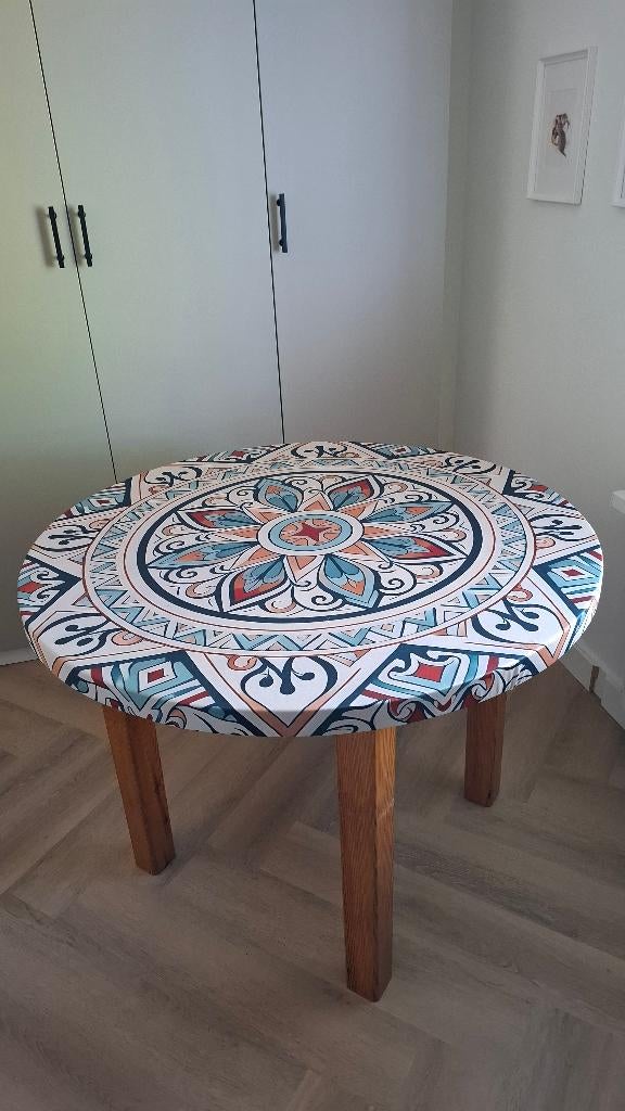 Ronde eettafel, Ophalen, Gebruikt, Rond, Vier personen