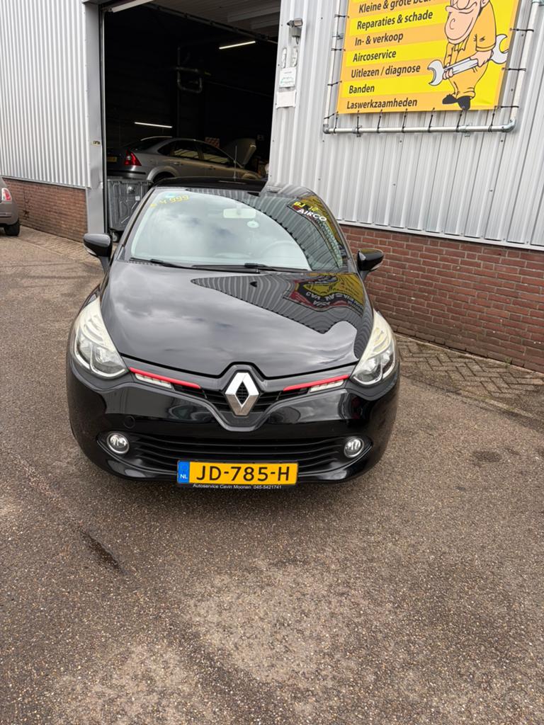 Renault 2012 0.9 TCE Zwart airco 5drs, Voorwielaandrijving, Stof, 40 €/maand, 540 kg
