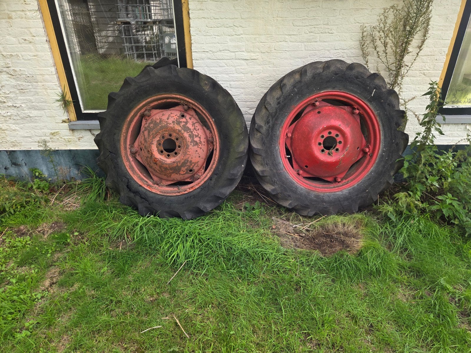 Tractorbanden met velgen - 2 stuks, Ophalen